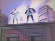 Frozone, Skipperdoo, and Mr. Incredible save the world in a "lost" short sending up the thrifty TV cartoons of yore.