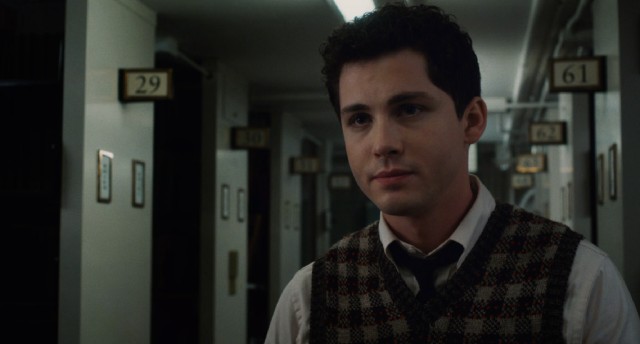Adapted from Philip Roth's novel, "Indignation" centers on Marcus Messner (Logan Lerman), a young man from Newark trying to identify himself apart from his family's Jewish faith as a freshman at a small liberal arts college in Ohio.