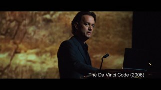 Ten years younger and his hair several inches longer, the Robert Langdon of "The Da Vinci Code" is seen in "A Look at Langdon."