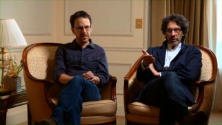 Writers-directors Ethan and Joel Coen look characteristically ill at ease in their "Inside 'Inside Llewyn Davis'" interviews.