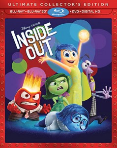 Inside Out Blu-ray 3D + Blu-ray + DVD + Digital HD cover art
