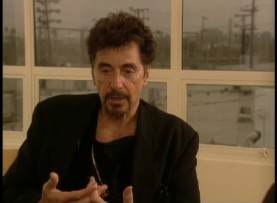Hoo-ah! A goateed Al Pacino discusses reuniting with Michael Mann in the production featurette.