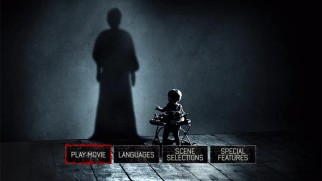The widest of Insidious: Chapter 2's poster designs serves as the static main menu of the film's DVD and Blu-ray.