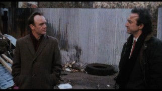 A man under investigation grows increasingly guilty in Erik Skjoldbjrg's 1994 short "Close to Home."