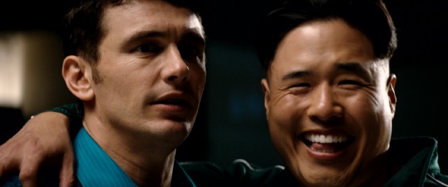 Dave Skylark (James Franco) and President Kim (Randall Park) spark an unlikely friendship in "The Interview."