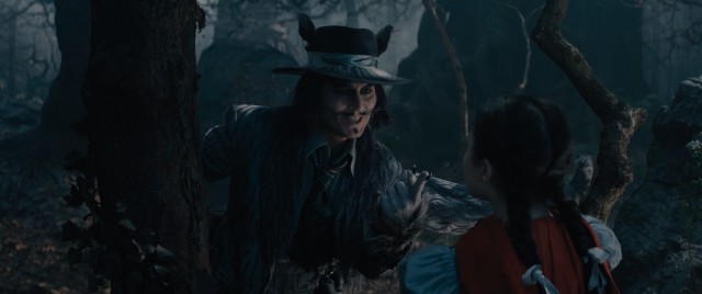 Johnny Depp fans have to settle for a small dose of Johnny Depp as the Big Bad Wolf who is determined to prey upon Little Red Riding Hood.