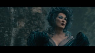 The rejuvenated Witch (Meryl Streep) sings "She'll Be Back", a Sondheim song written for the film but deleted.