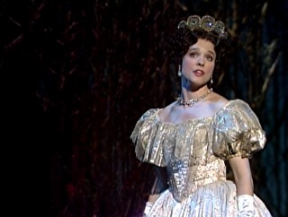 Made over into a princess, Cinderella (Kim Crosby) turns princes' heads.