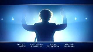 The obligatory behind-the-back in public biopic shot features on The Iron Lady's blue-tinted DVD main menu montage.