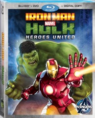 Iron Man & Hulk: Heroes United Blu-ray + DVD + Digital Copy cover art -- click to buy from Amazon.com