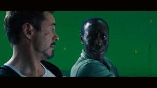 Don Cheadle turns a fumbled line into gag reel fun.