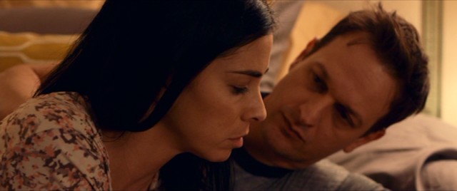 Depressed housewife Laney Brooks (Sarah Silverman) does much to concern her husband Bruce (Josh Charles) in "I Smile Back."