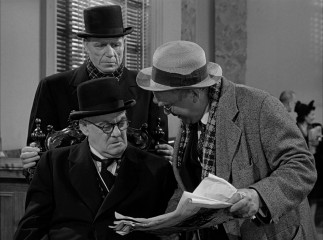 This seemingly casual exchange between wicked banker Mr. Henry F. Potter (Lionel Barrymore) and absent-minded Uncle Billy Bailey (Thomas Mitchell) impacts the remainder of the film.