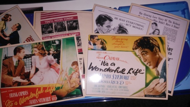 Six cards reproducing original "It's a Wonderful Life" marketing art distinguish the Platinum Anniversary Edition from past releases of the film.