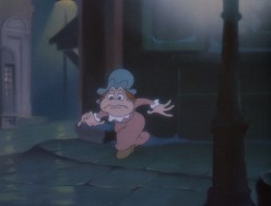 Mr. Toad sneaks around in some London fog.