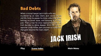 The DVD devotes a menu to synopsizing each installment, while the Blu-ray relegates the same text to pop-up windows.