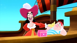 In "Izzy's Pirate Puzzle" and elsewhere, the villainy of Captain Hook and Mr. Smee is primarily comedic.