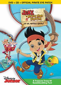 Jake and the Never Land Pirates: Yo Ho, Mateys Away! DVD + CD + Official Pirate Eye Patch combo pack cover art -- click to buy from Amazon.com
