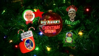 The holly jolly Jeff Dunham's Very Special Christmas Special DVD main menu.