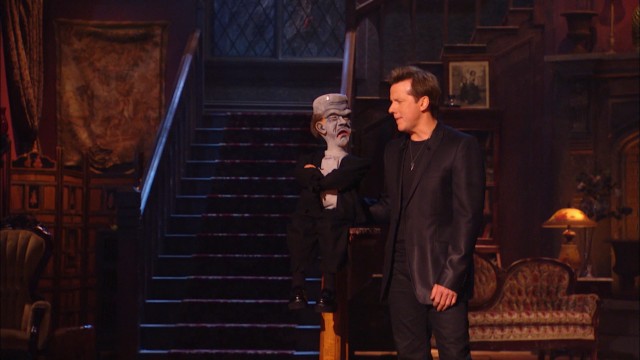 Walter appears as Crankenstein, a cranky Frankenstein's monster, alongside Jeff Dunham in the Comedy Central special "Minding the Monsters."