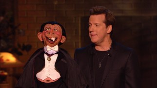 Jeff Dunham's redneck puppet Bubba J becomes The Tooth of the Vampire with one fang.
