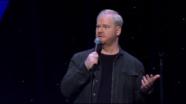 Per usual, Jim Gaffigan talks about food in his 2014 stand-up special "Obsessed."