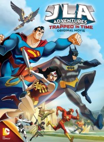 JLA Adventures: Trapped in Time DVD cover art -- click to buy from Amazon.com