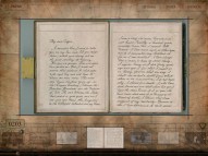 Disney Second Screen lets you see and magnify John Carter's letter to Edgar Rice Burroughs.