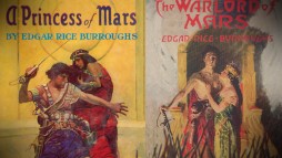 Covers for two of Edgar Rice Burroughs' Barsoom books appear in "100 Years in the Making."
