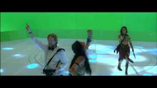 Director Andrew Stanton and his stars get silly on their disco floor set in "Barsoom Bloopers."