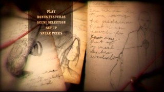 John Carter's notes and drawings provide the backdrop to the film's end credits and menu screens.