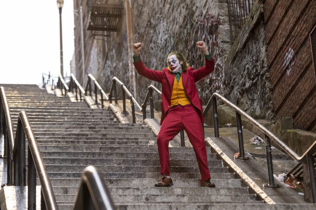 Joaquin Phoenix commands the screen as increasingly lonesome Gotham City clown and aspiring comedian Arthur Fleck in Todd Phillips' "Joker."