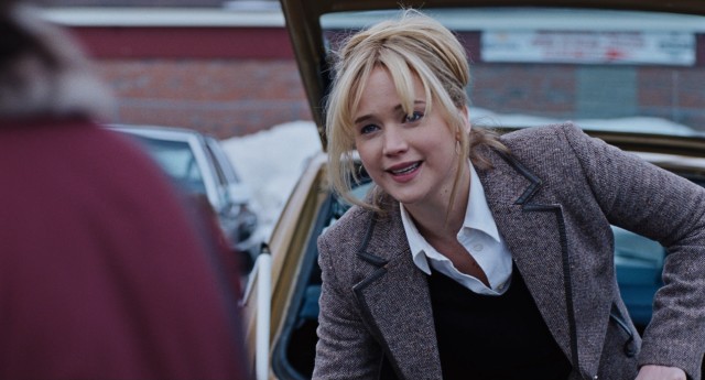 "Joy" stars Jennifer Lawrence as a single mother who invents a miraculous mop and starts a business empire out of nothing more than an idea.
