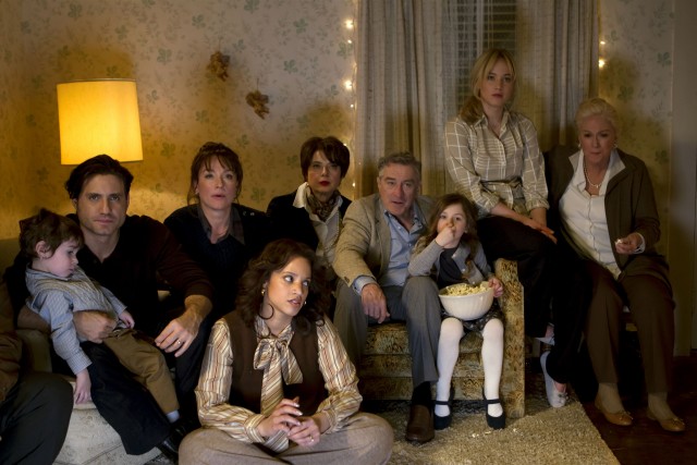 Joy and her large family gather and anxiously watch as her invention is pitched for the first time on QVC.