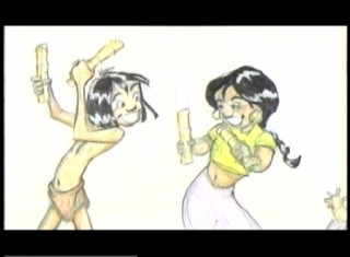 The deleted song "I Got You Beat" finds Mowgli and Shanti trying to one-up each other.