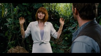 Claire (Bryce Dallas Howard) gets down and dirty in this deleted scene in which she covers herself in dinosaur feces.