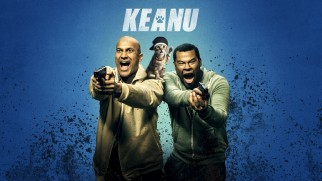 The Keanu Blu-ray menu emphasizes the action of this action-comedy.