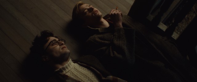 Allen Ginsberg (Daniel Radcliffe) and Lucien Carr (Dane DeHaan) lay back and enjoy the moment in "Kill Your Darlings."