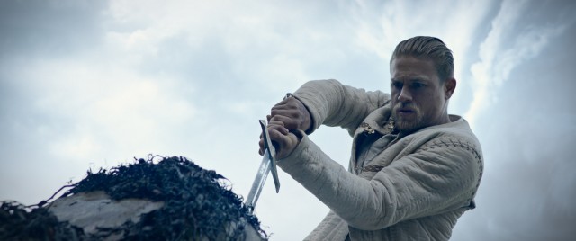 Arthur Pendragon (Charlie Hunnam) surprises the kingdom when he pulls the sword from the stone in "King Arthur: Legend of the Sword."