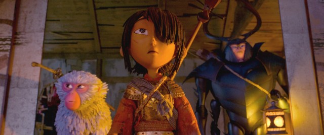 Kubo goes on a hero's journey with Monkey and Beetle in "Kubo and the Two Strings."