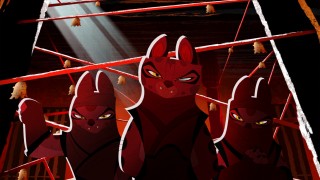 The Wu Sisters, three feared leopards, feature prominently in the new short "Kung Fu Panda: Secrets of the Masters."