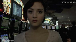 Gone but not forgotten: murdered teenager Rosie Larsen (Katie Findlay) turns up on a casino ATM camera hours after her last known sighting.