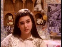 Jennifer Connelly gives an interview for the 1986 documentary "Inside the Labyrinth."