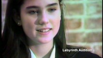 A young Jennifer Connelly auditions for the role of drama queen protagonist Sarah.