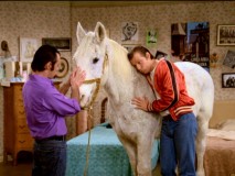Lenny and Squiggy connect with Buttercup, a character with a higher IQ than both of them combined.