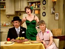 Shirley croons in hopes of lighting the spark between Frank (Phil Foster) and Edna (Betty Garrett), or at least shatter their glasses.