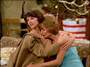 Shirley tries to placate Lavernes New Years Eve woes.