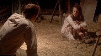 With his certainty shaken in a stable, Cotton tries to make sense of the chained-up puzzle that is Nell Sweetzer (Ashley Bell).