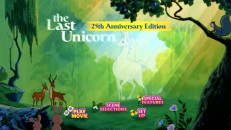 Never mind that "The Last Unicorn" turns 29 in 2011; the DVD's main menu hasn't changed its quarter-centennial branding.