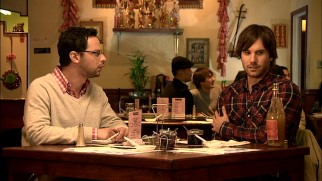 In Chinatown, Ruxin (Nick Kroll) and Taco (Jon LaJoie) experience a language barrier.